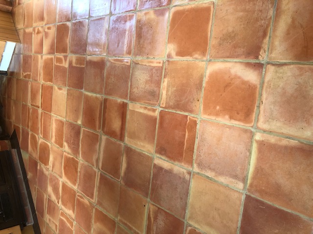 Terracotta Tiled Kitchen Floor After Cleaning Colchester Essex