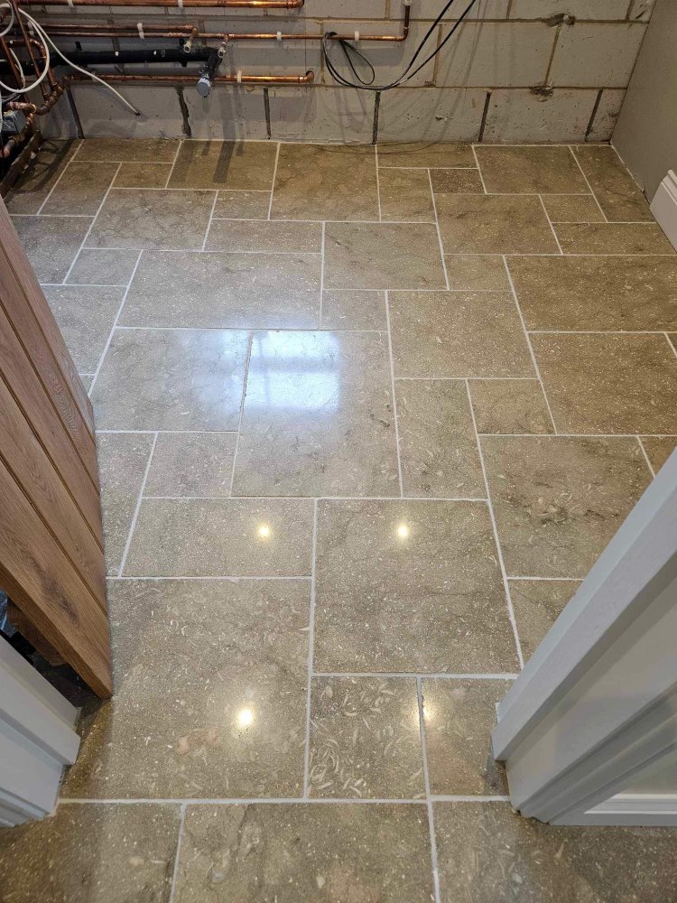 Limestone Floor After Renovation Coggeshall